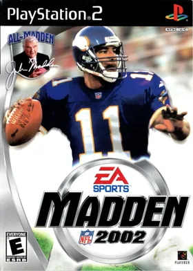 Madden NFL 2002 box cover front